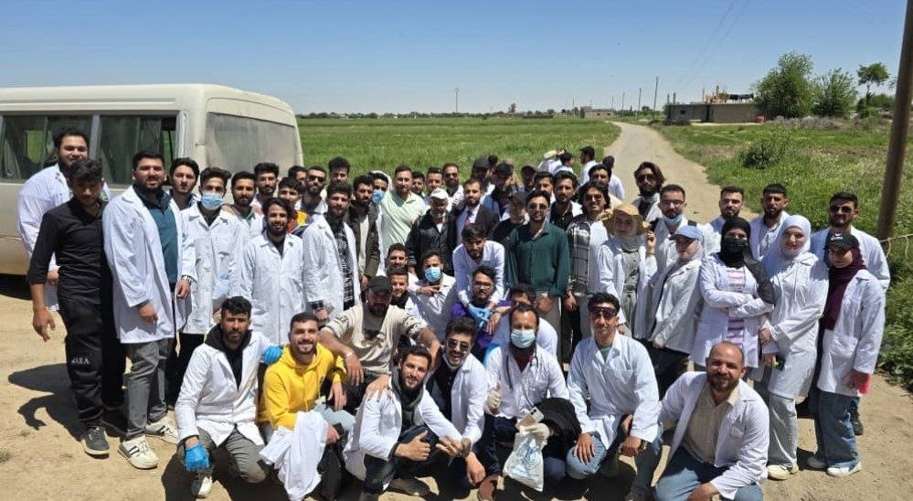 كلية الطب البيطري بجامعة الفرات تواصل رحلاتها العلمية التخصصية لريف دير الزور ​