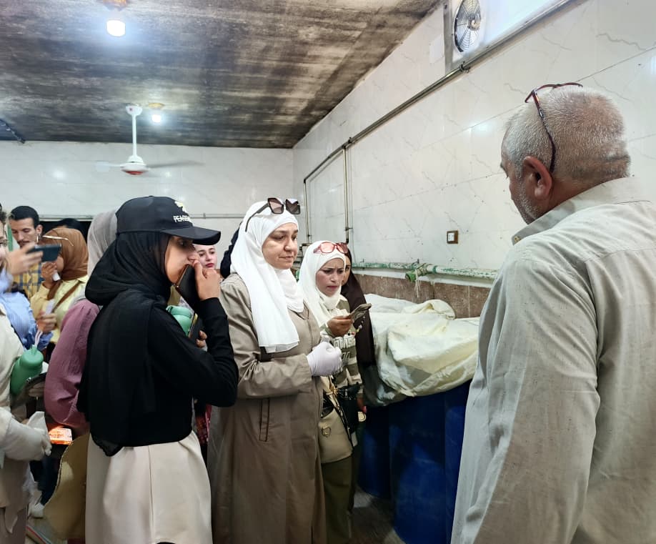 رحلة علمية لمعامل الأجبان و الالبان في قرية الشميطية لطلاب كلية الزراعة